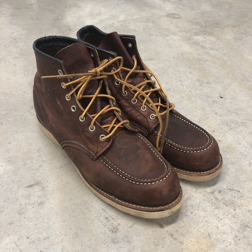 Red Wing 8138 Boots Mens 13D Brown Briar Mac Toe 6" Classic Heritage Workwear